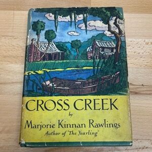 Cross Creek by Marjorie Kinnan Rawlings. 1942 First Edition “A” Hardcover Book.